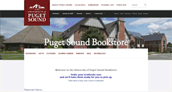 Desktop Screenshot of bookstore.pugetsound.edu